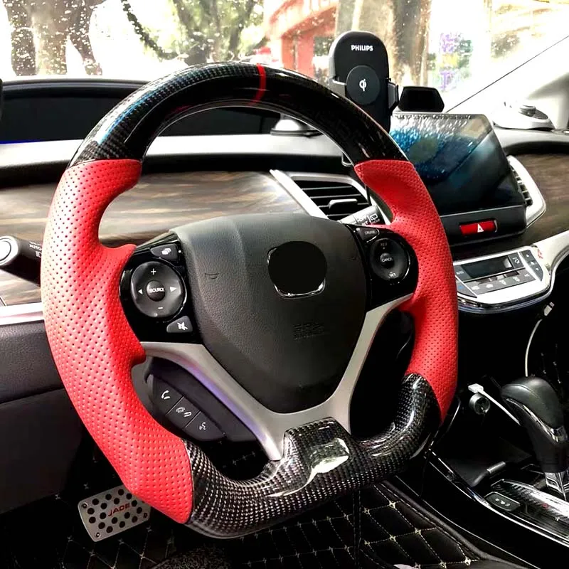 For Honda Jade Steering Wheel Carbon Fiber Real Carbon Fiber Steering Wheel Customization