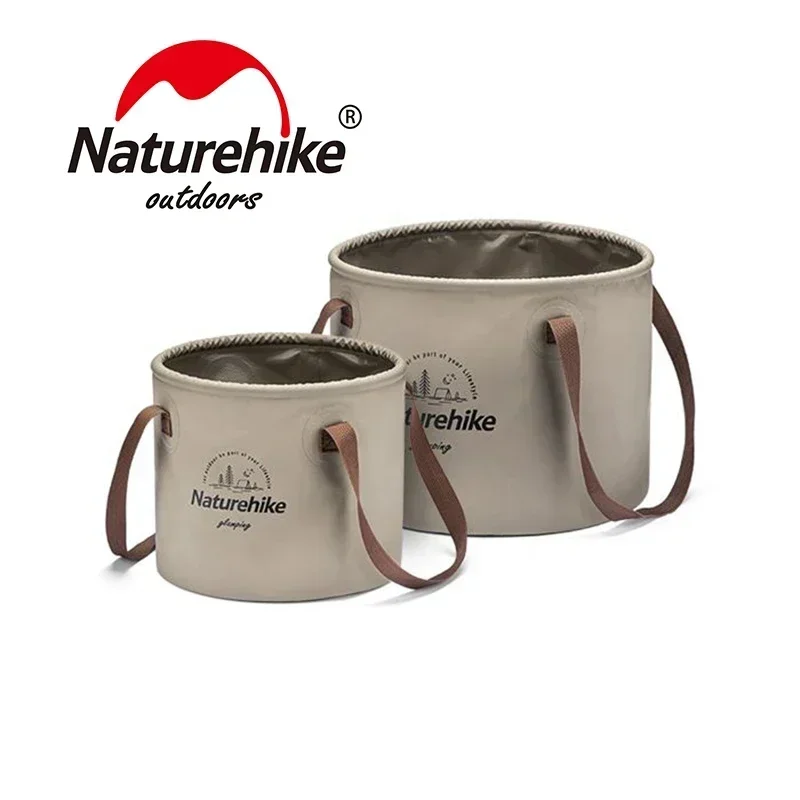 

Naturehike 2024 New Arrival bag Waterproof Foldable Basin Portable Travel Folding Bucket Large Capacity Outdoor Round Bucket