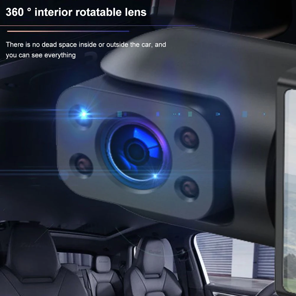 3.16 Inch Dash Cam in Car DVR Camera Video Recorder Rear View Dual Lens 1080P Sensor IPS Night HD Vision Cycle Recording Video