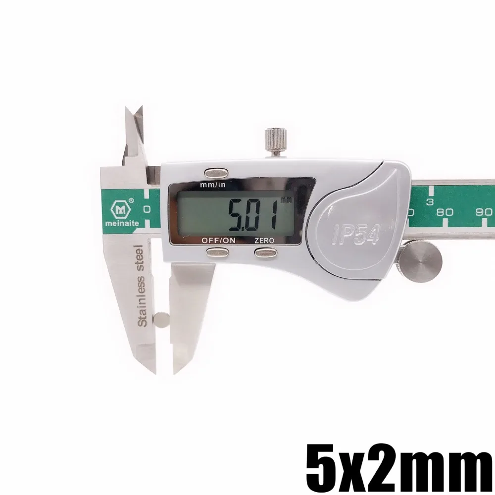 20/50 Stück 5x2mm Scheibenmagnete - Kleine runde Magnete für DIY, Schmuck, Bastelarbeiten, Wissenschaftsprojekte – Detail 5