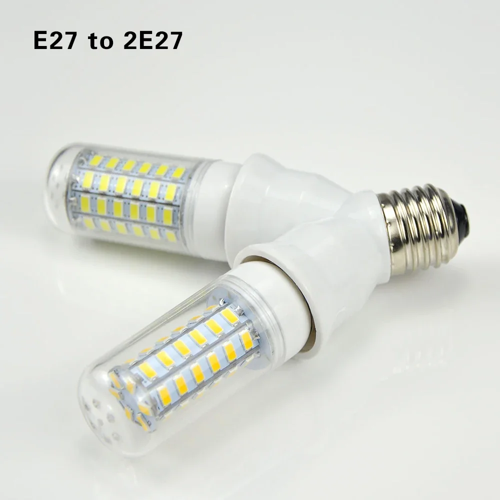 1pc Gu10 E12 E14 E26 E27 G24 B22 Fireproof LED CFL Lamp Holder Converter Light Socket Bulb Base Splitter Extension Adapter