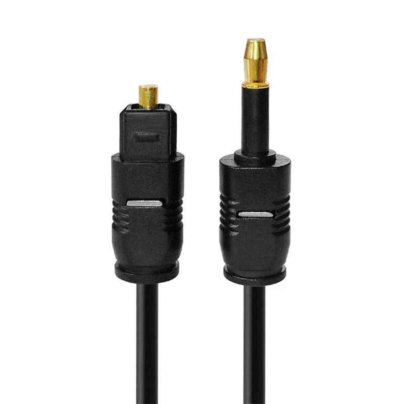 

3.5mm Optical Cable Digital Toslink to 3.5mm Cable Gold Plated Connector Optical Audio Cable Adapter 1m/1.5m/2m/3m