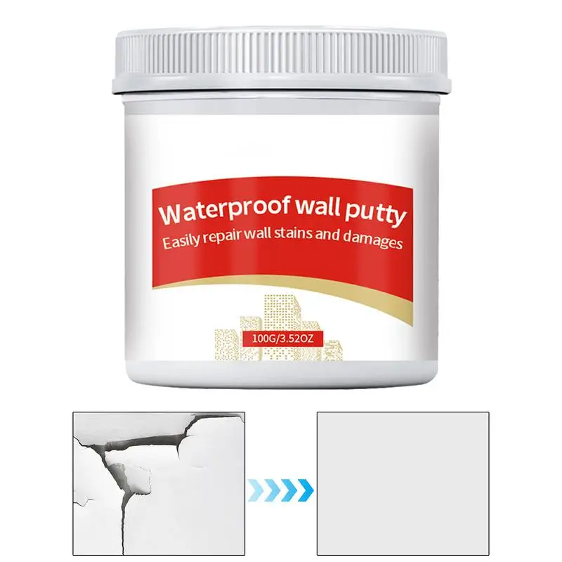 

Hole Filler Putty For Walls High Density Spackle Paste Cream Multifunctional Waterproof Household Repairing Tool Long Lasting