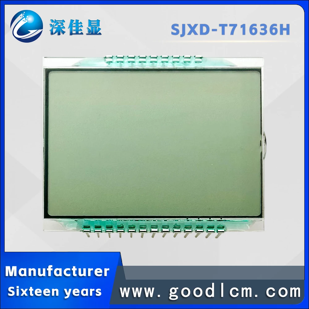 custom segment T71636H display Cheap price TN positive 3.0v segment displays screen  lcd 7 monochrome segment lcd display