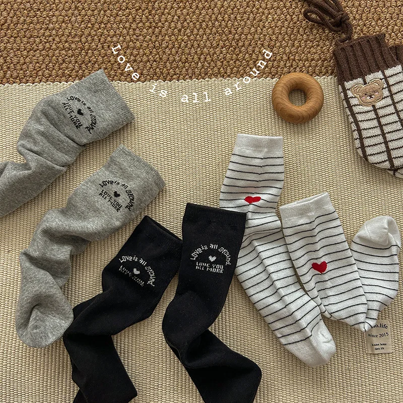 

autumn and winter girls socks Korean version cotton baby accessories kids wear 유아옷 ملابس اطفال بنات