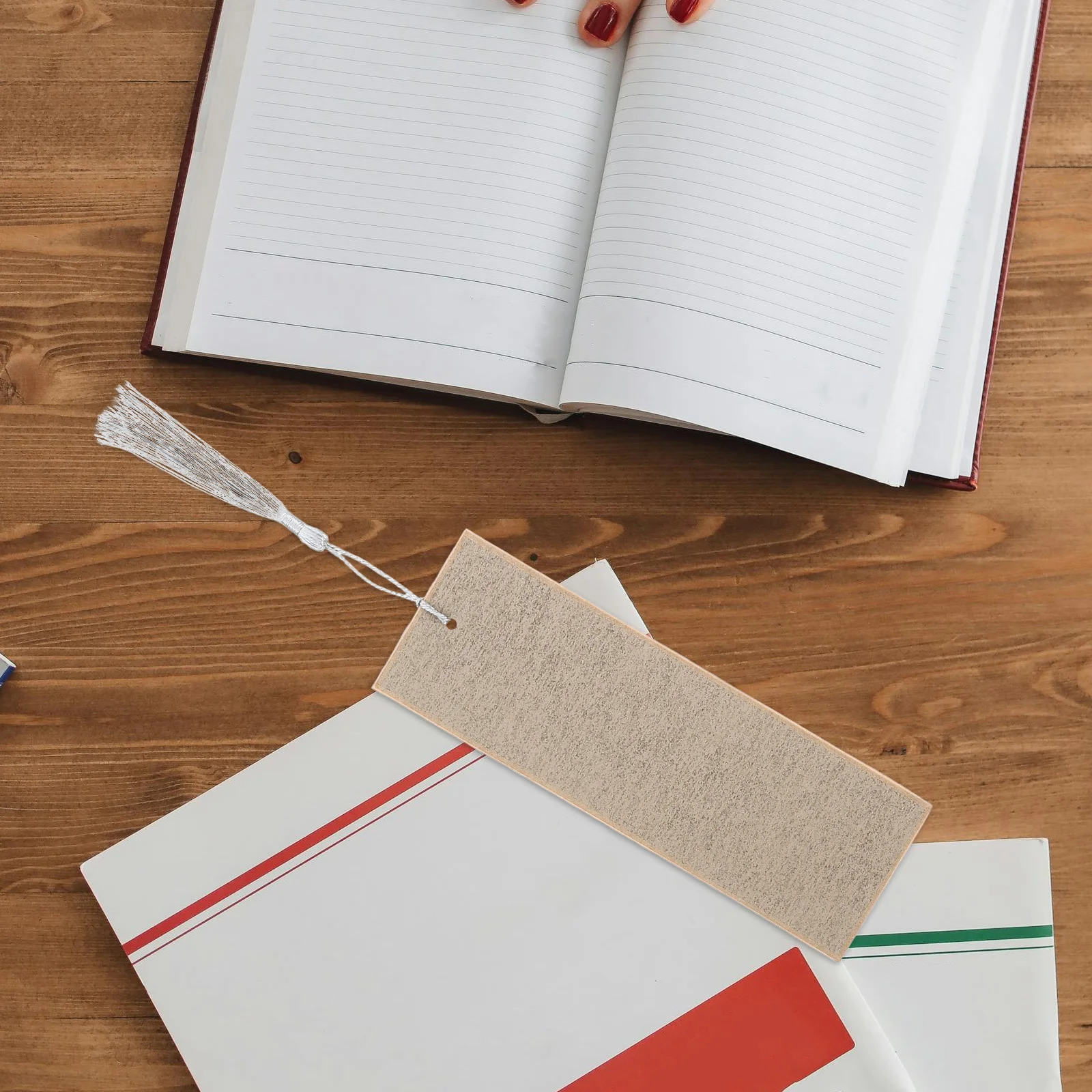 

5Pcs Creative Chinese Style DIY Bookmarks Cardstock Tassels Bulk Wedding Birthday Party Decoration Bookmarks Making Kit