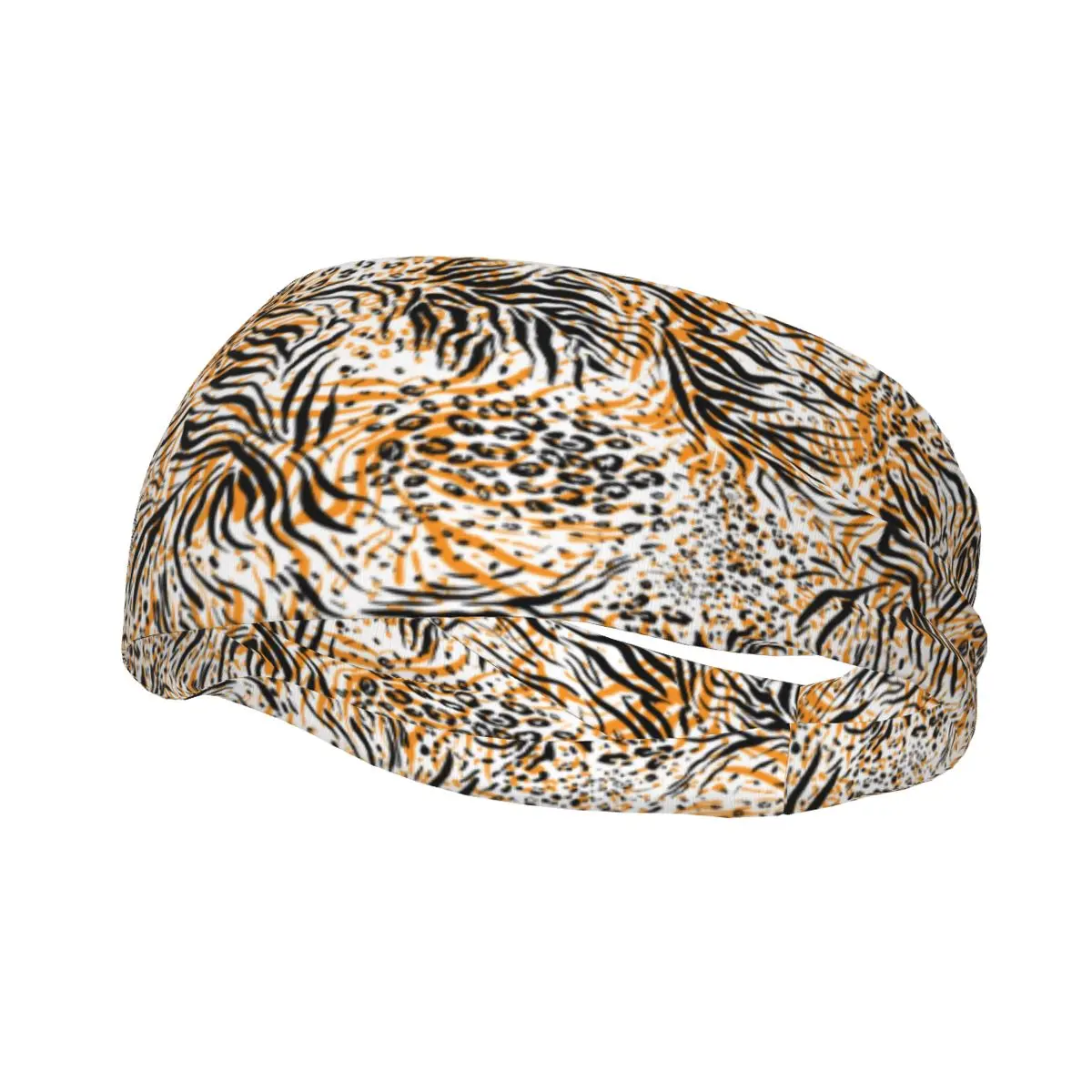 

Спортивная повязка на голову, дышащая повязка на голову, повязка на голову для волос с рисунком тигровой кожи, повязка на голову для йоги