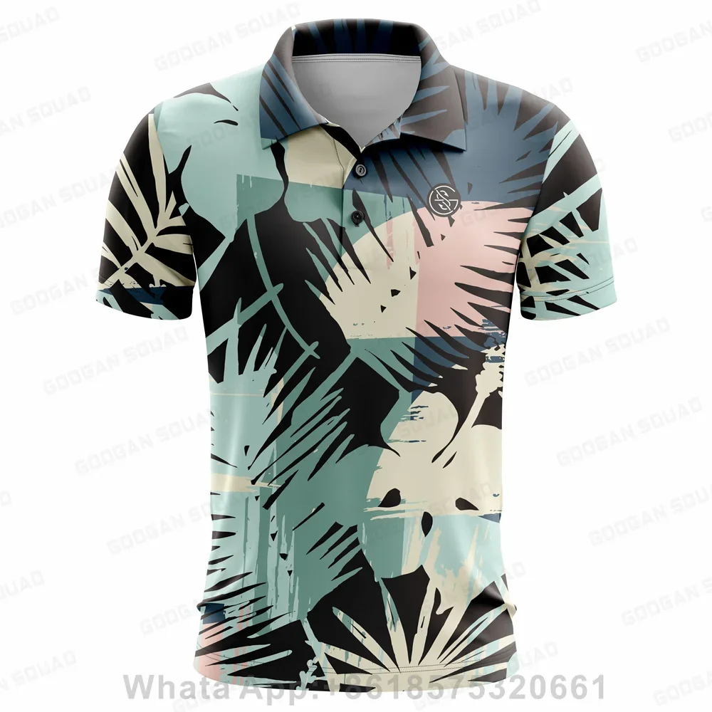 Googan Squad Men's Outdoor Sports Polo Shirt Plus Size Short Sleeve Polo T-Shirt Fishing Golf Clothing Quick Dry Casual Tops view 3