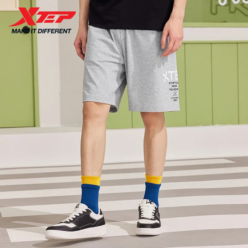 Xtep Shorts für Herren, 2025, Sommer, neue bequeme, lockere offizielle Shorts, modische Jogginghose, gestrickte Basketballhose 876229610068