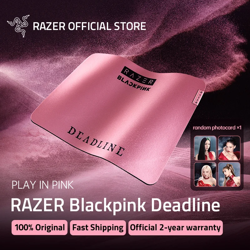 Razer BLACKPINK Non-Slip Gaming Mouse Pad Gift with Photo Cards