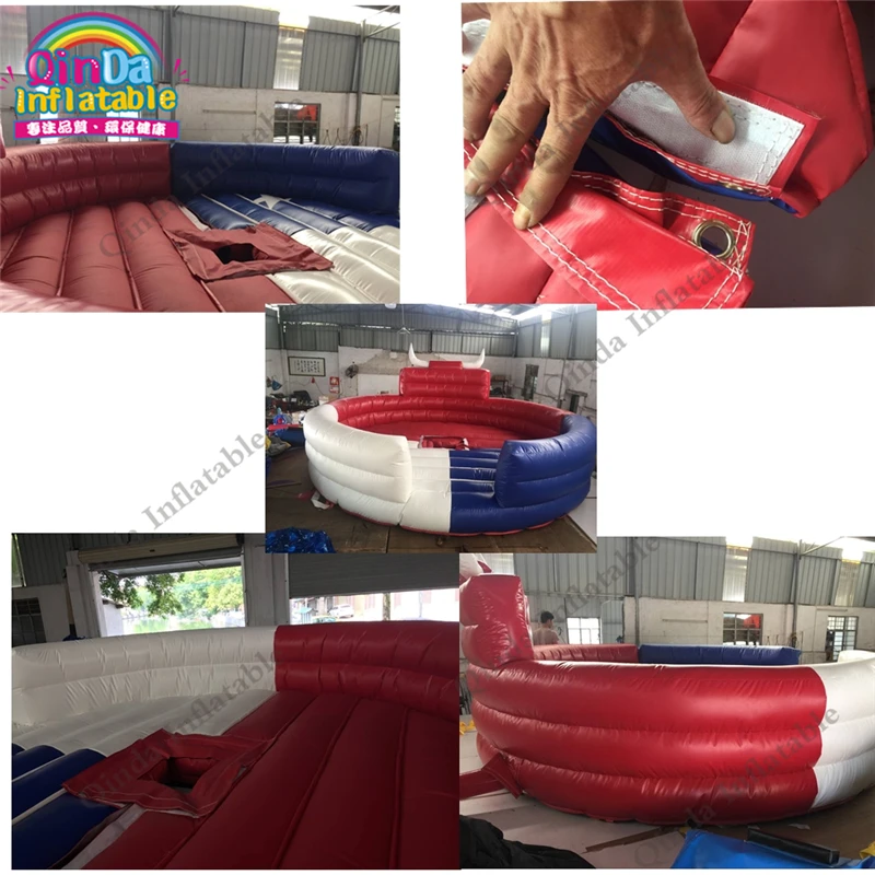 Custom Flag Style Bullfight Pads Mechanical Bull For Sale Inflatable Mechanical Rodeo Bulls For Rental Sale