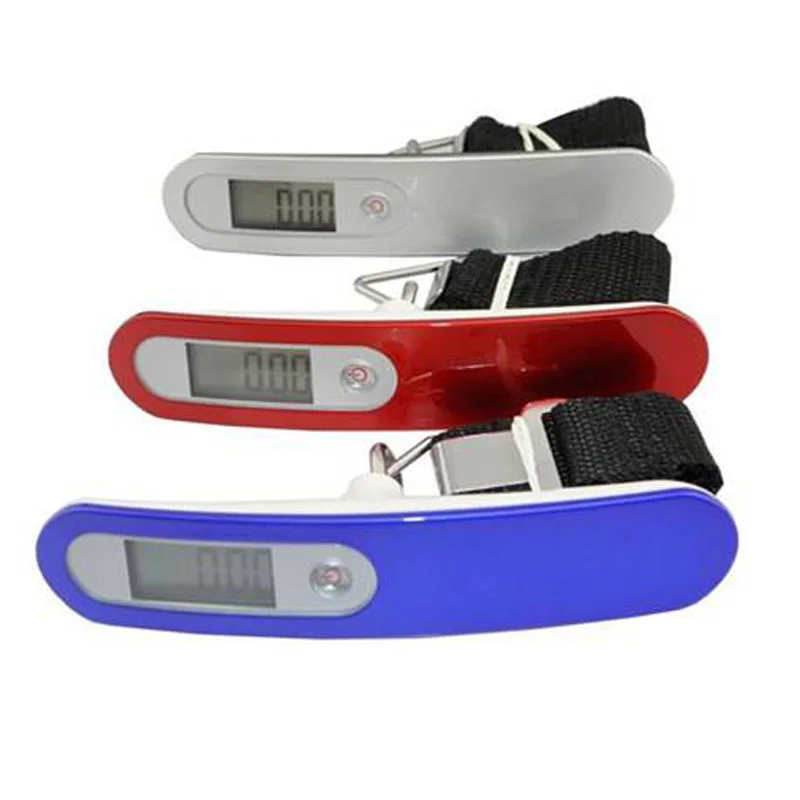 50kg Digital Hanging Luggage scale Hand Held Belt Scale Travel bag Suitcase weight check