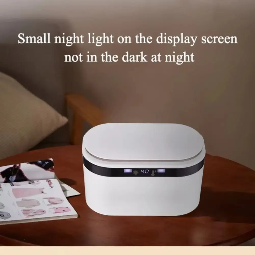 Constant Temperature Baby Wipe Warmer LED Digital Display USB Powered Wet Wipes Dispenser 5-Level Temperature Adjustment