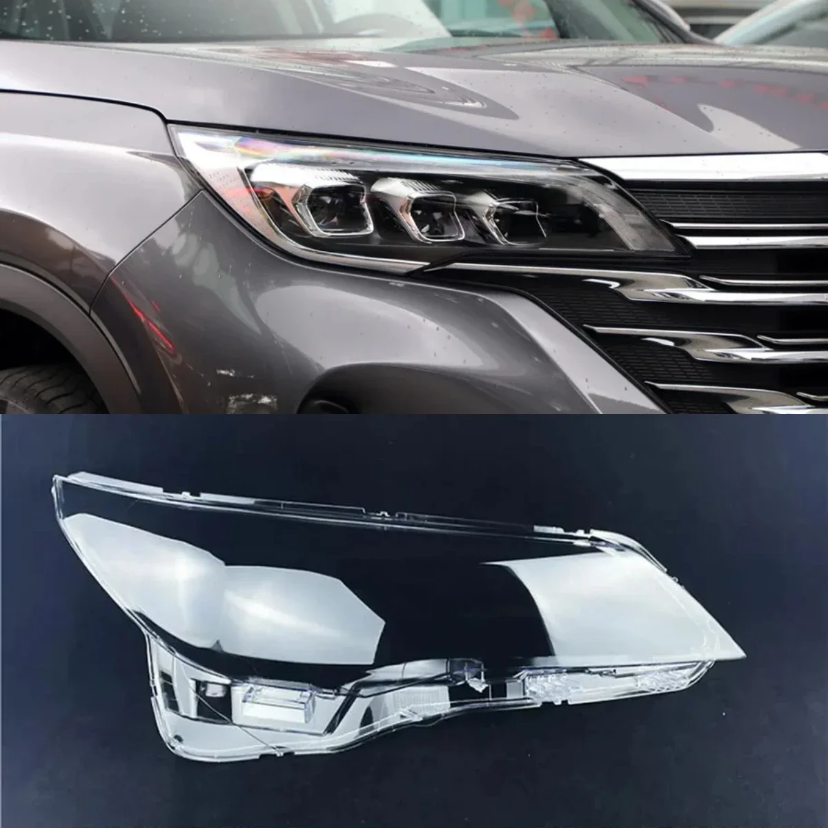 For Trumpchi GS5 Headlight Cover Shade Headlamp Shell Lampshade Lens Plexiglass Replace Original Lampshade 2019 2020 2021