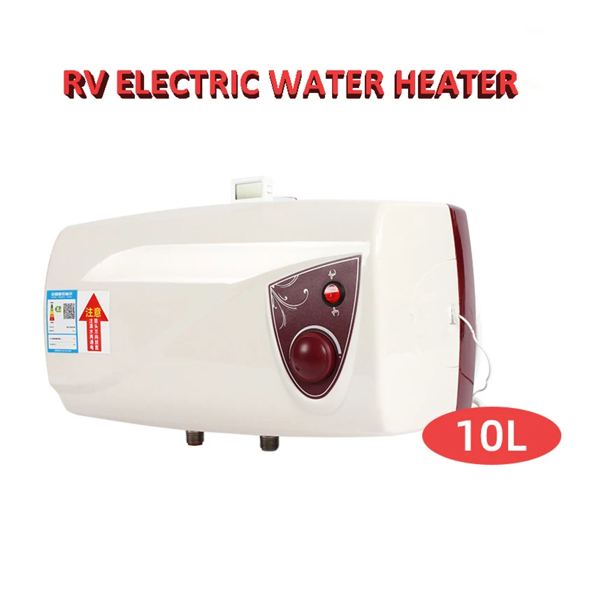 220V RV Electric Water Heater Bath Shower Caravan Motorhome Water Heater 1000W 10L Rapid Heating Yacht RV Electrical Appliances
