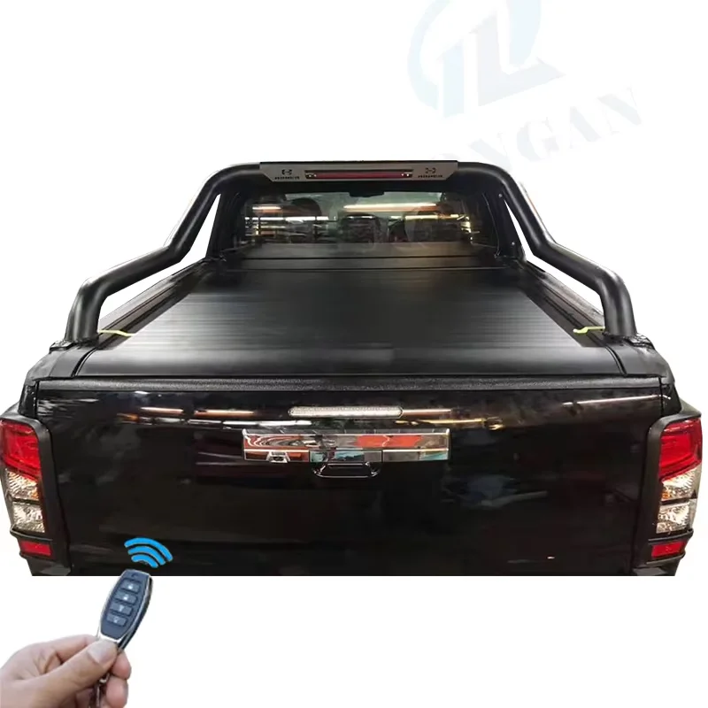 New Design Pickup Truck Electric Retractable  Roller Shutter Cover Hard Folding  Tonneau Cover for  Bt50
