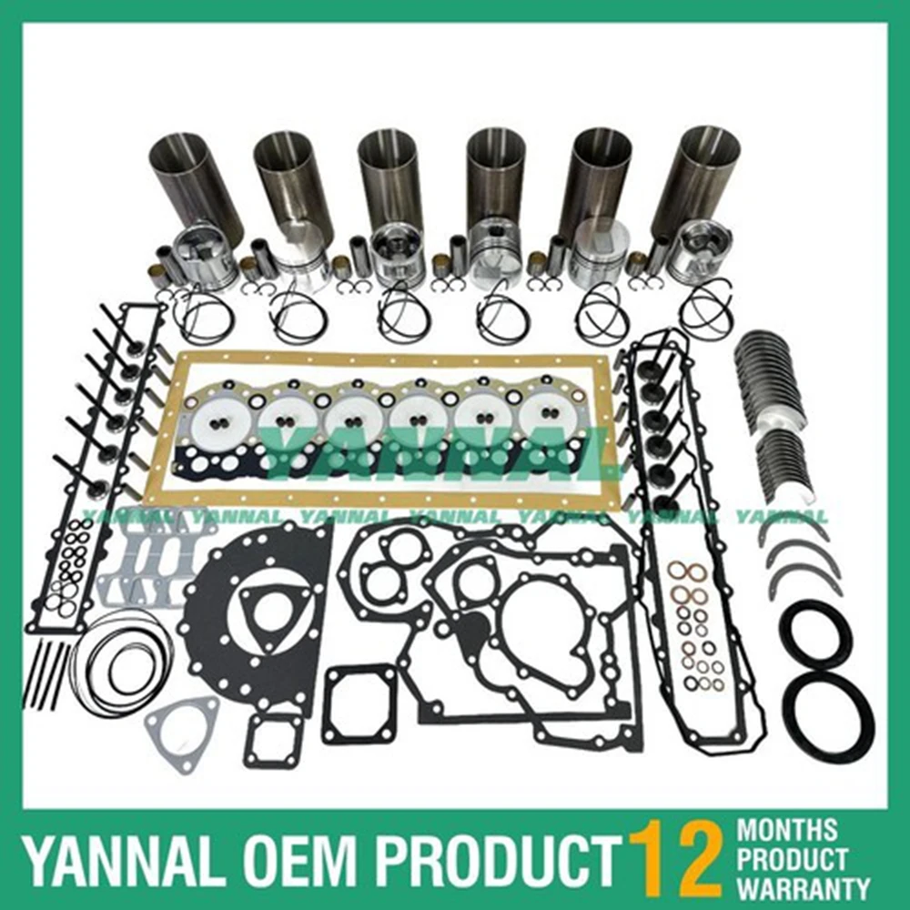 

Новый комплект для капитального ремонта S6S с прокладками, подшипниками и клапанами для Mitsubishi