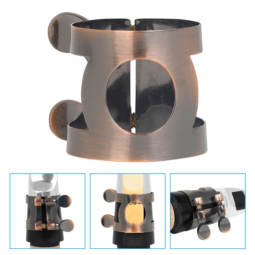 

Brass Sax Head Clip Replacement Fine Workmanship Smooth Surface Easy Install Wind Instrument Ligature Saxophone Parts