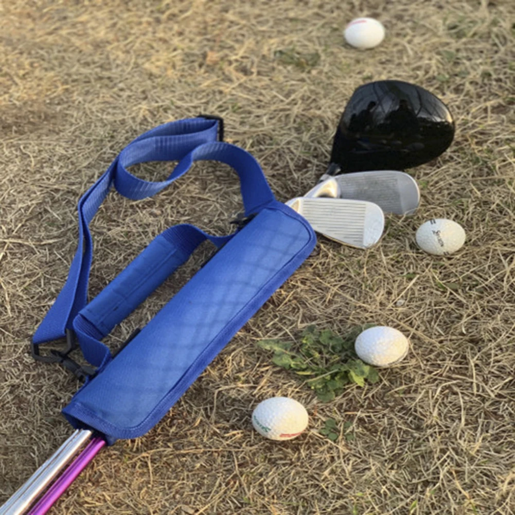 

Сумка для гольф-клуба, тренировочный чехол для гольфа с плечевым ремнем для тренировок по тренировочной площадке, легкая транспортировка для начинающих, молодежи, взрослых, пожилых людей