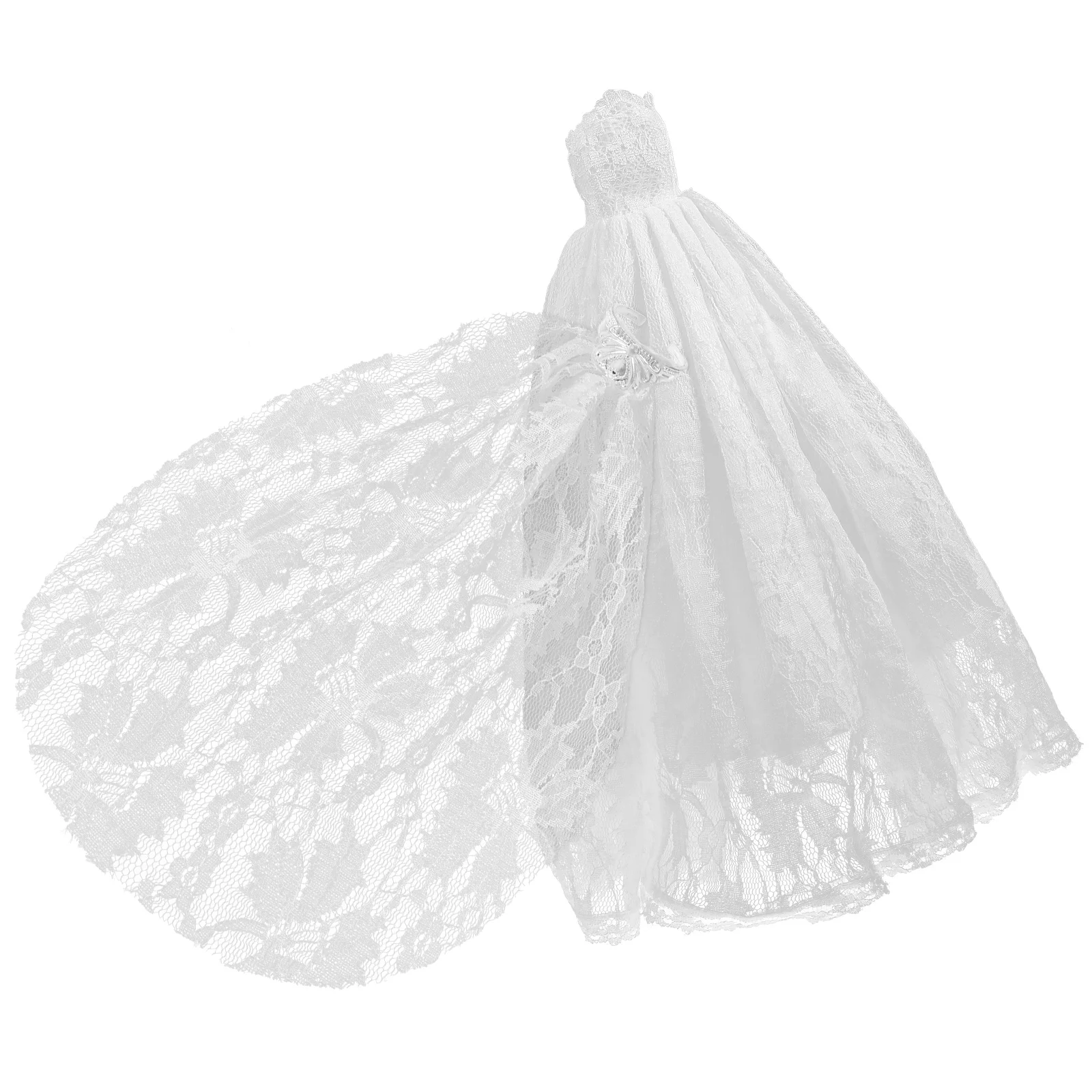 Wedding Dress Princess Girl Decorative Cloth Clothes Reusable Costume Girls Replaceable