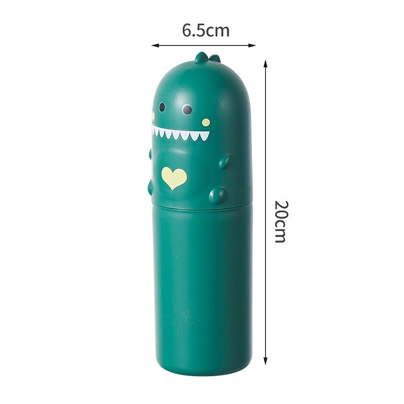 Cute Portable Toothbrush Holder Box Travel Toothbrush Cup Mouthwash Cup Toothpaste Storage Container Bathroom Outdoor Supplies