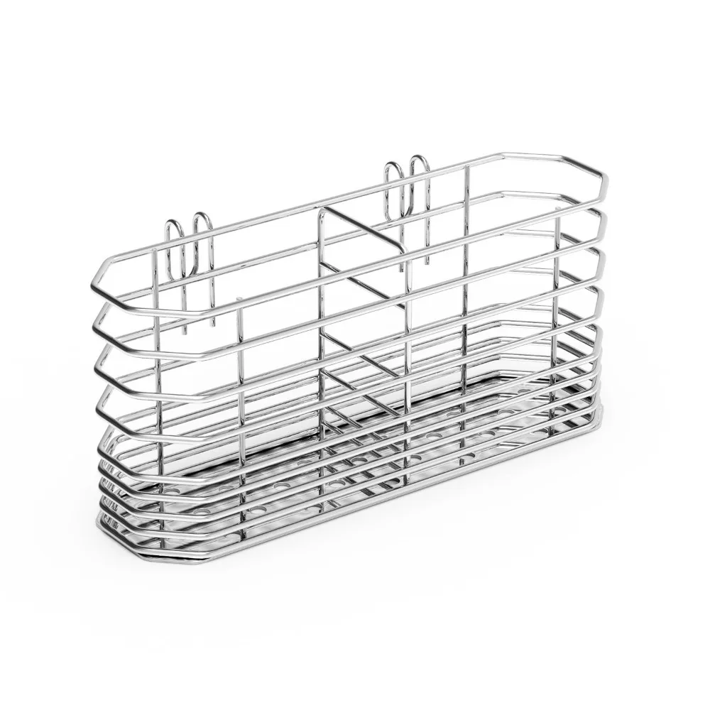 

Stainless Steel Utensil Storage Rack Hanging Breathable Cutlery Organizer Drained Chopsticks Holder Fork