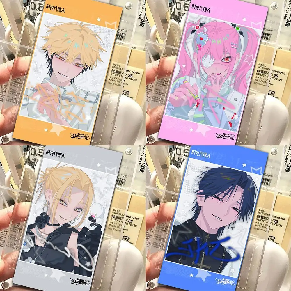 A Set of 12 Sheets Anime Link Click Camera Signature Card Vein Qiao Ling Cheng Xiaoshi Lu Guang LOMO Card Photo Collection Gift