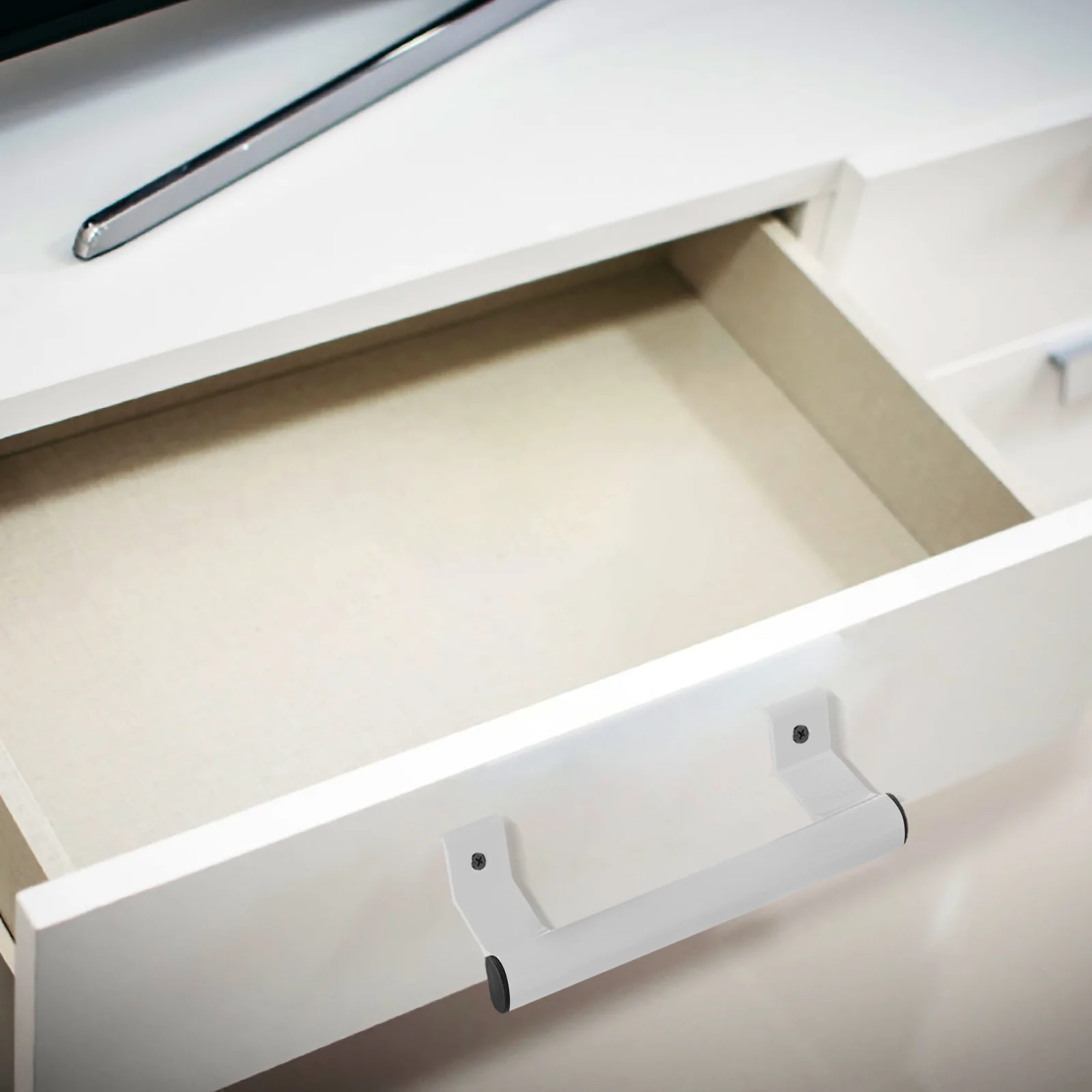 

2Pcs Aluminum Alloy Door Handles Sleek Modern Look for Different Doors Comfortable Grip Durable Long Lasting Performance