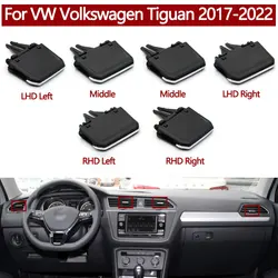 1PC Car Left Right Middle AC Air Vent Grille Air Outlet Tab Clip Slider Adjust Repair Kit For VW Volkswagen Tiguan 2017-2022