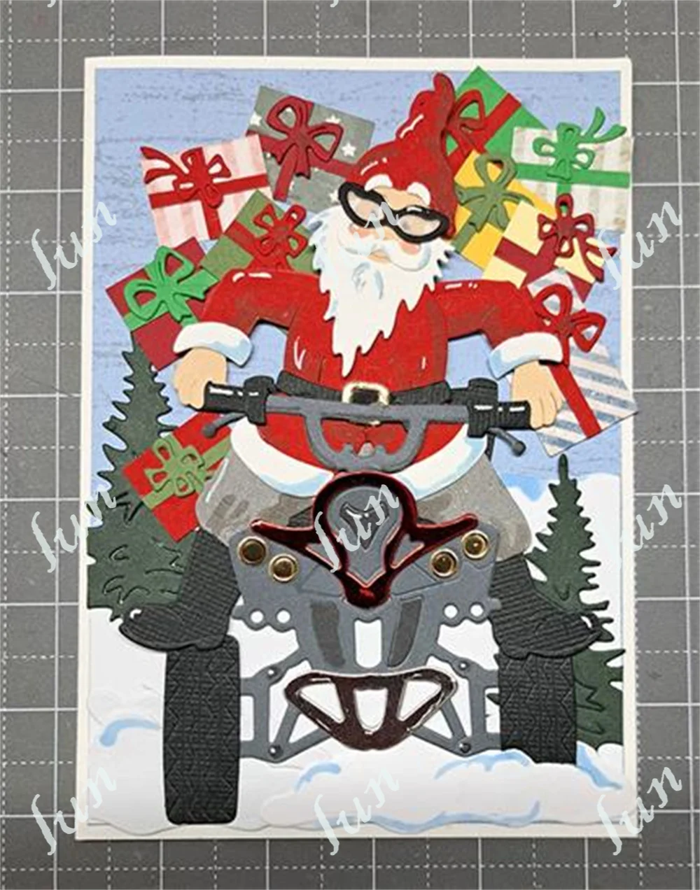 New Year Die Series Set Metal Cutting Dies Decoration Scrapbook DIY Paper Card Album Table Armchair Mould Craft Supplies