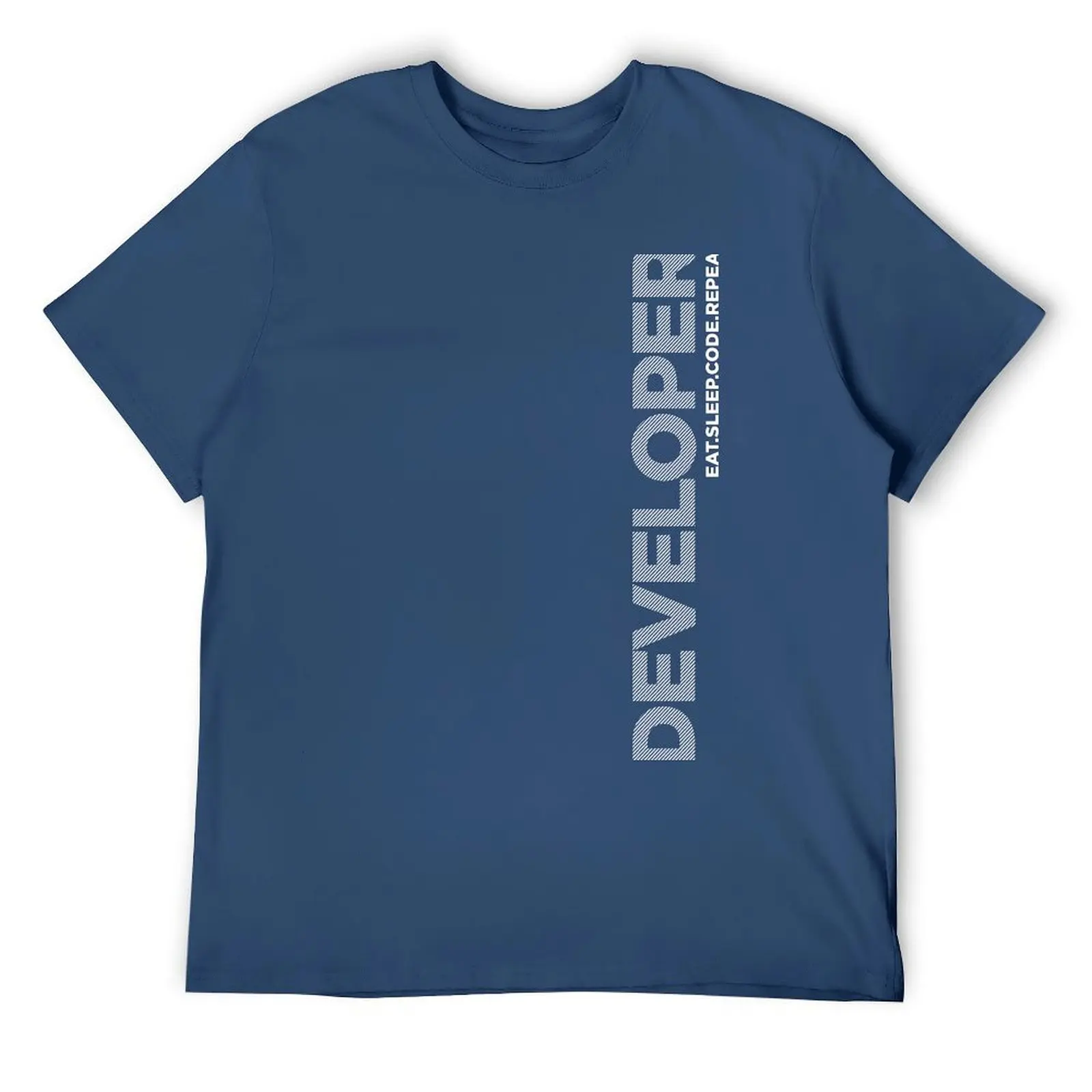 Eat Sleep Code Repeat Developer Programmer Engineer T-Shirt Man t-shirt Funny t-shirts graphics men clothing