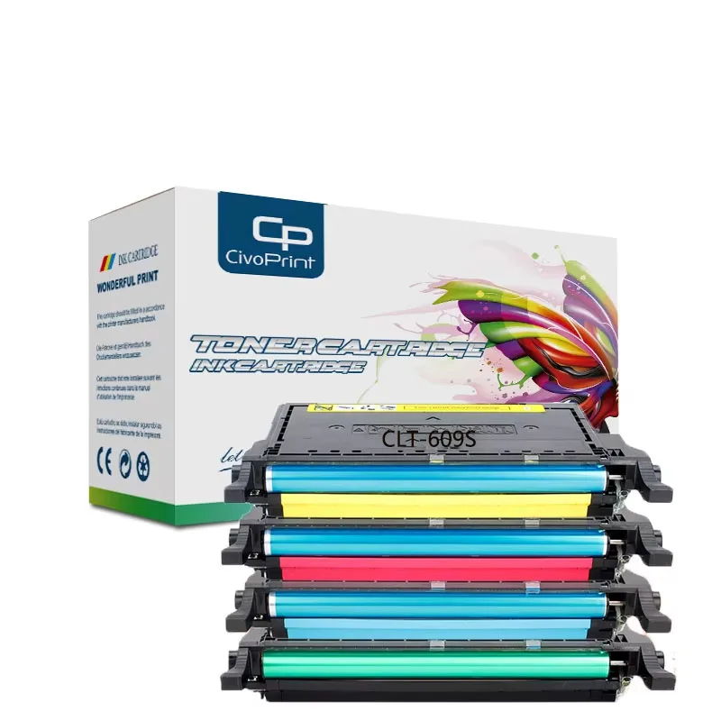 Imagem -05 - Cartucho de Toner Compatível com Chip para Samsung Clp770 Clp-770nd Clp-771 Clp-775 Clp-775nd Clt609s Clt-609 K609s