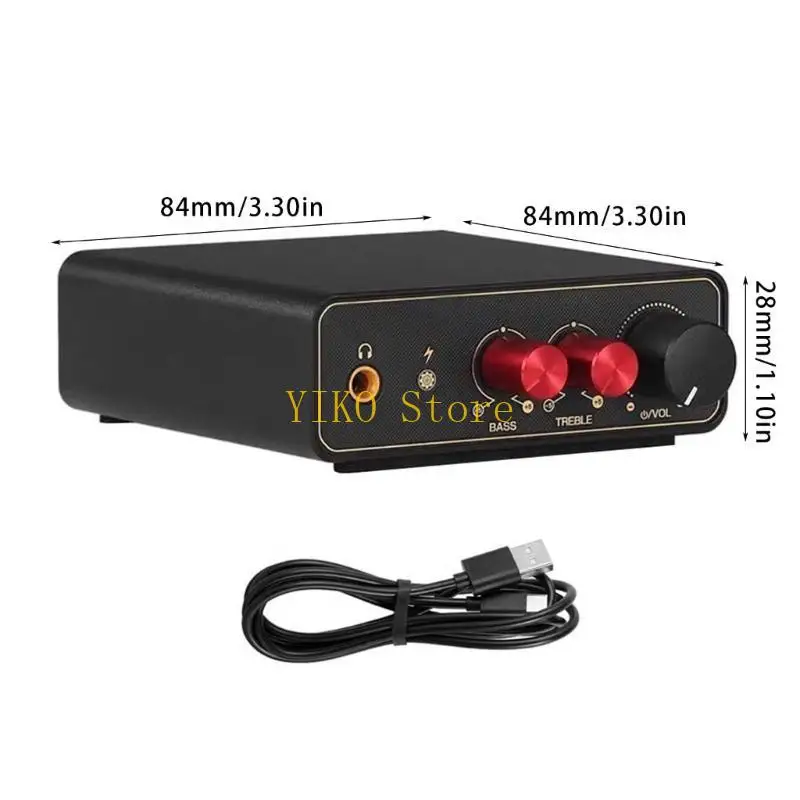 K32C Máy Ghi Âm Tiền Khuếch Đại Phono Preamp cho Bàn Xoay Stereo HiFi Ống Chân Không Khuếch Đại với Đầu Ra 3.5mm cho Bàn Xoay