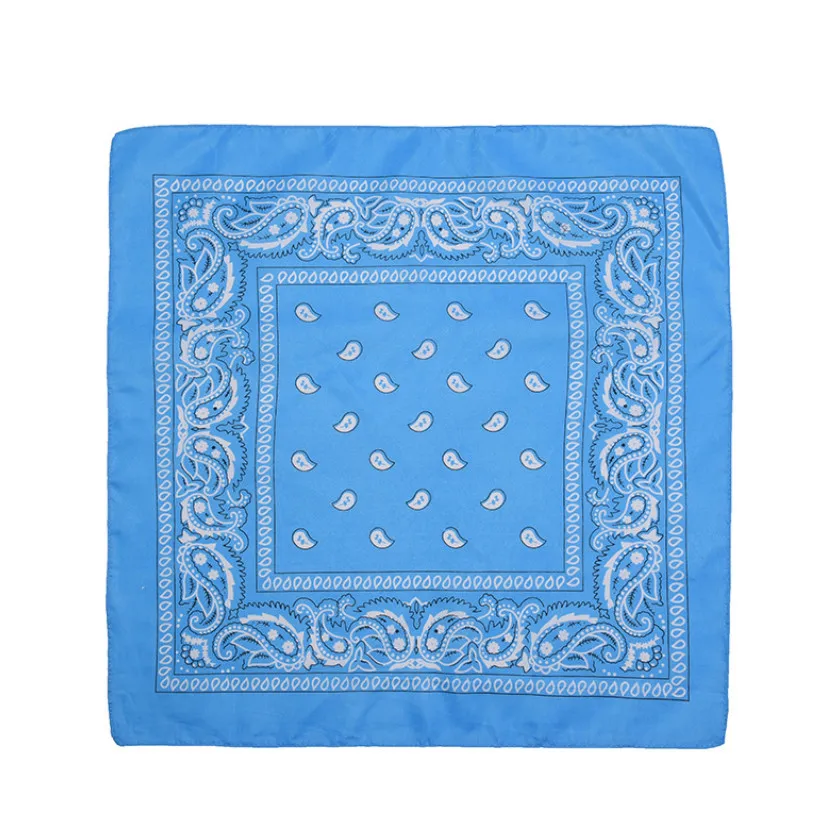 Mode Hip Hop Bandana Kopftuch Unisex Schwarz Haarband Halstuch Kopfbedeckung Handgelenk Wraps Kopf Quadrat Schals Drucken Taschentuch