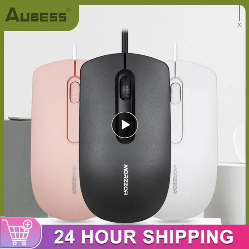 New Wired Mouse USB Optical Mouse Light Scroll Wheel Mice 1200DPI USB Mute Mouse 120cm USB Cable Mice For Laptop Computer PC