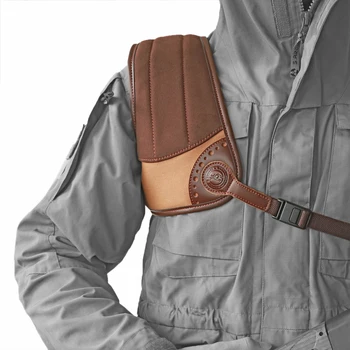 Tourbon อุปกรณ์ล่าสัตว์ผ้าใบปืน Absorb-A-Coil Harness ปืนไรเฟิลไหล่ Pad ปืน Buttstock หดตัว Shield ขวา/ซ้าย
