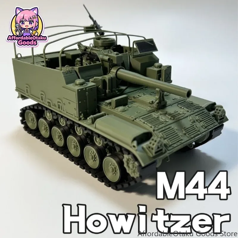 1:35 M44 155mm Self-Propelled Howitzer 3D Printed Model Kit with Interior Openable Rear Compartment Movable Barrel Wheels