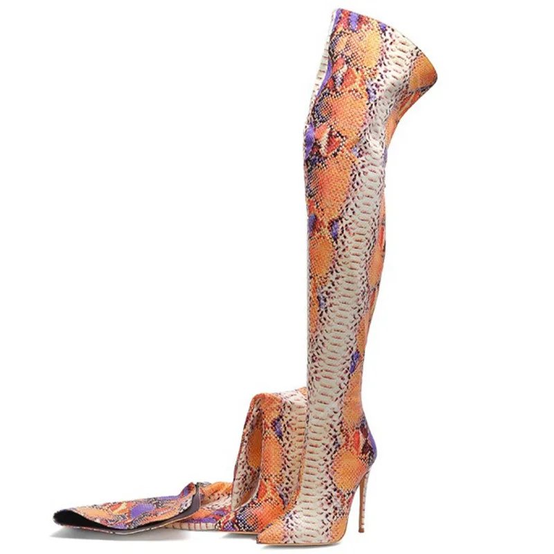 Snake Print Thigh H… - image