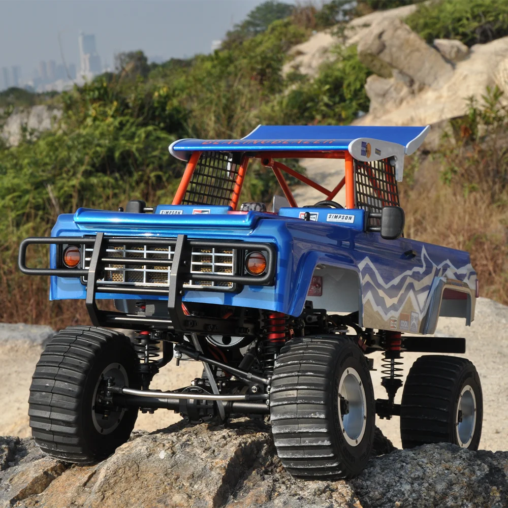 

TOYAN FS-L200A Engine 1/8 RC Car KIT Version with Twin-Cylinder Four-Stroke Gas Version Engine Model RC Off-Road Car for Adults