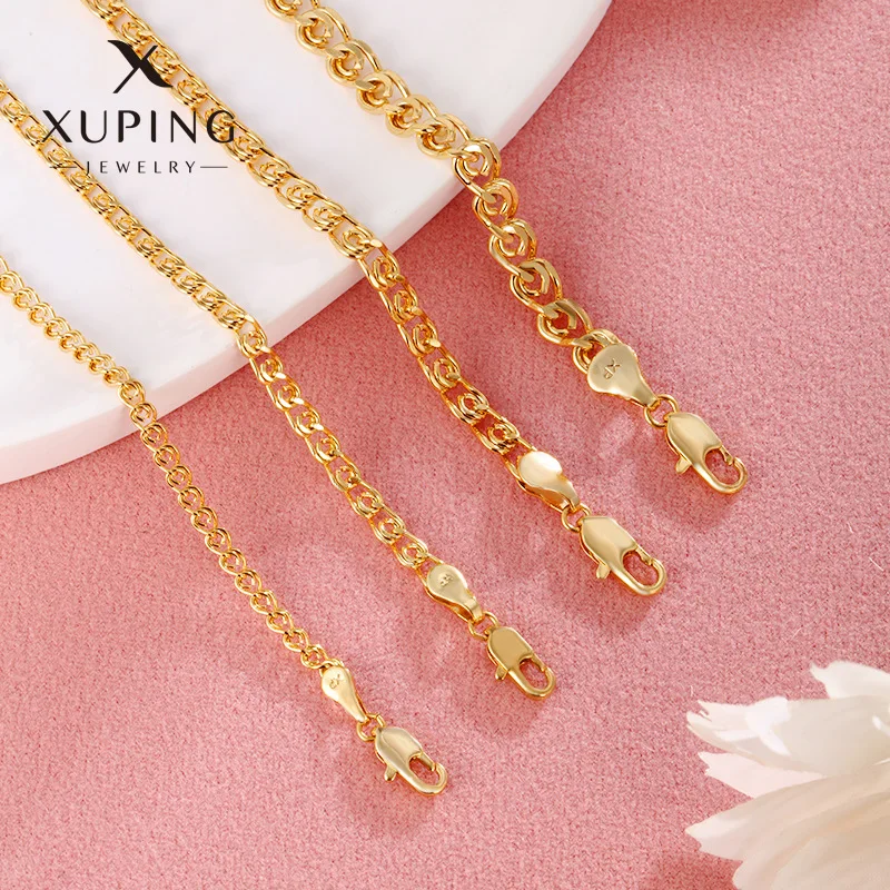 

Luxury 24K 9999 Pure Gold real gold Women boss necklace 3MM 3.5MM 5MM