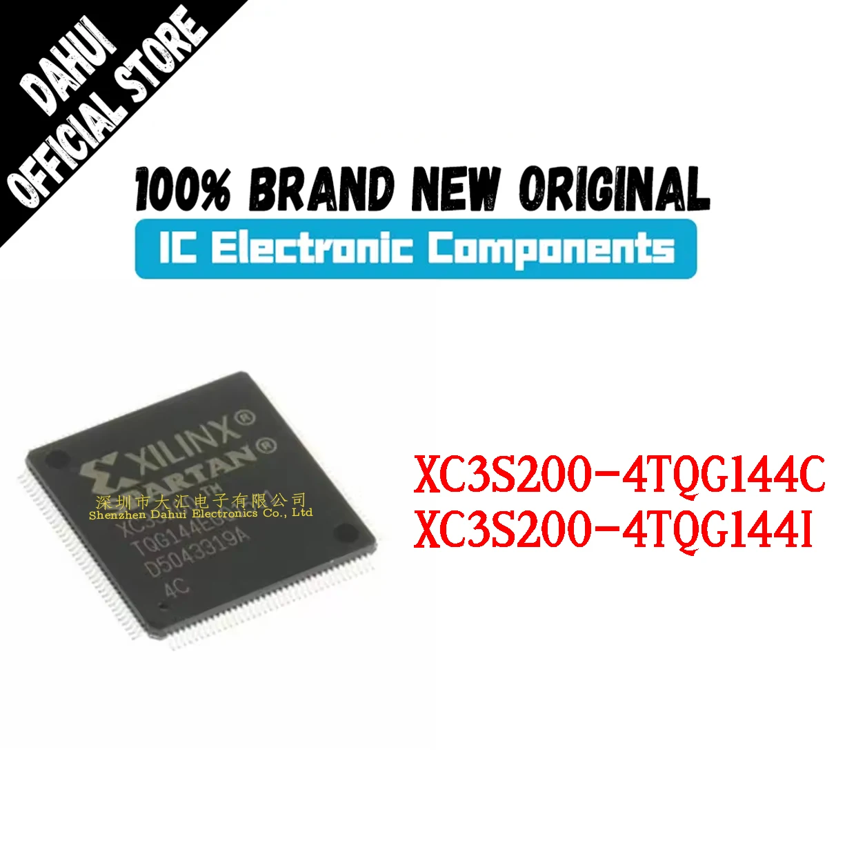 

XC3S200-4TQG144C XC3S200-4TQG144I XC3S200 TQG144 4C 4I TQFP-144 Programmable logic chip IC new original