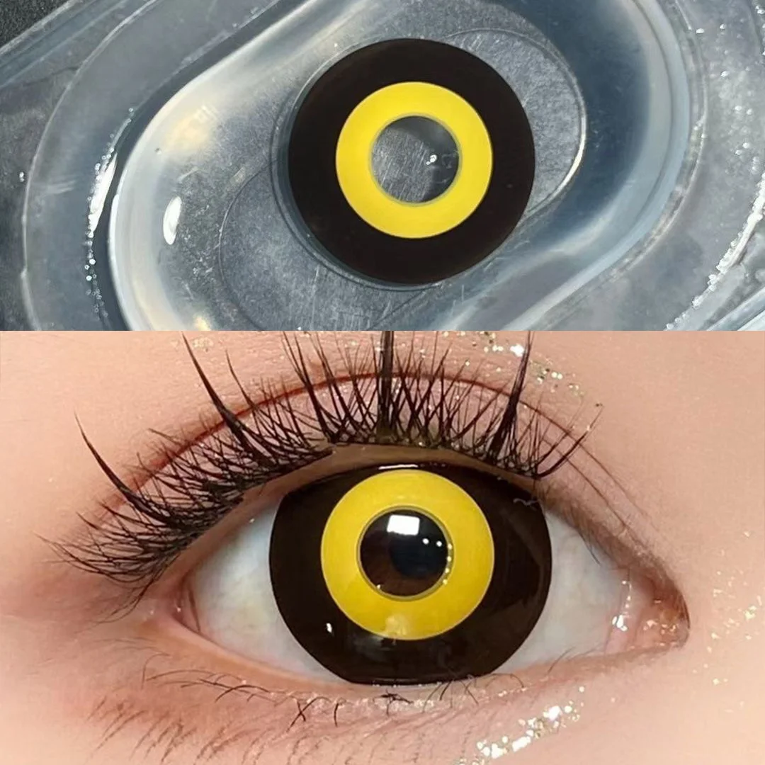 Beoordeeld 1 paar Kaneki Ken Cosplay Kleur Contactlenzen Halloween Anime Contacten