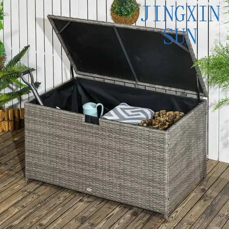 villa courtyard storage box outdoor rattan storage cabinet hotel homestay furniture open-air bar storage box