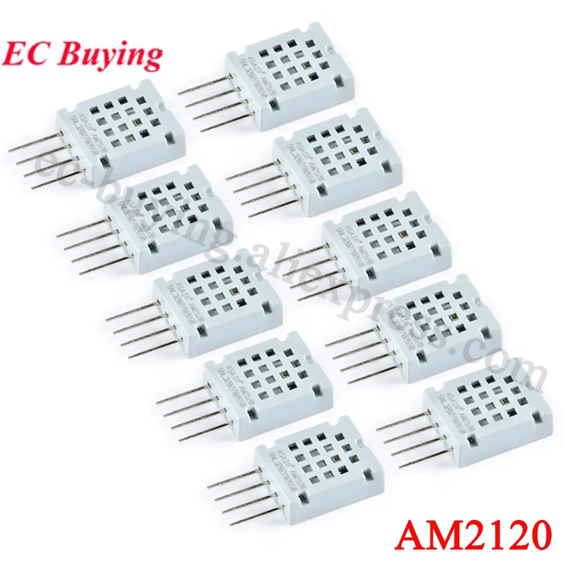 10pcs/1pc AM2120 Capacitive Digital Temperature and Humidity Sensor Module Composite Measurement Signal Single Wire Bus Output