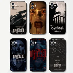 Movie N-Nosferatu Phone Case Silicone Soft For IPhone 16 15 14 13 12 11 Plus Pro Max Plus