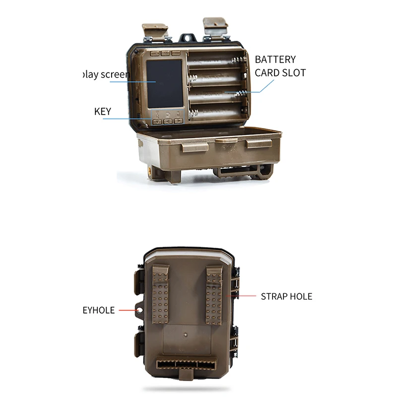 DL006 Wildlife Monitor 940nm Infrared Night Vision Hunting Camera With Solar Panel Forest Animal Yard Induction Tracker Camera