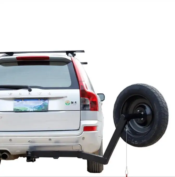 Custom 4WD Off Road Trailer Vehicle Universal Hitch Spare Tire Carrier for Sale