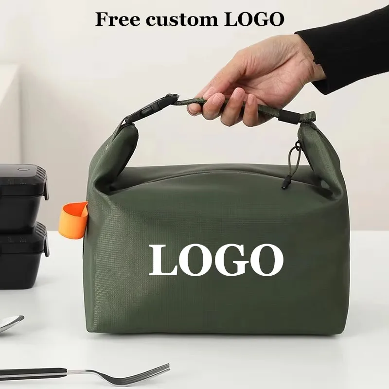 مخصص معزول حقيبة الغداء سعة كبيرة مانعة للتسرب حقيبة للحفاظ على البرودة للمدرسة مكتب نزهة حقيبة الغداء شخصية 1 قطعة