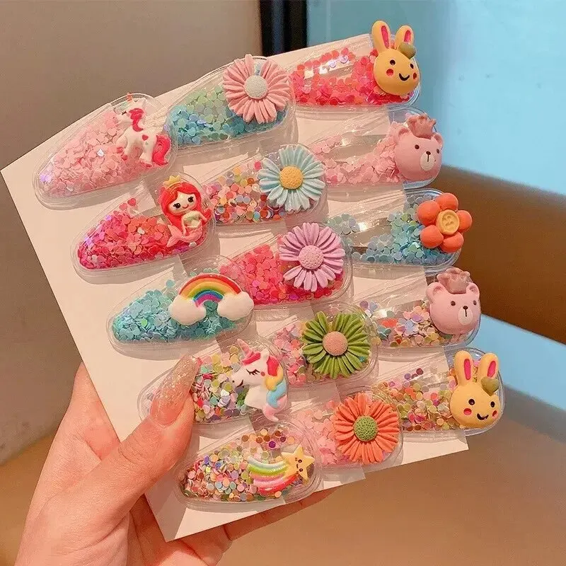 Baby Ultra Cute Fruit Clips Children Hair Accessories Cute Girls Summer Luo Clips Ties Macaron Trendy Children Hair Accessories