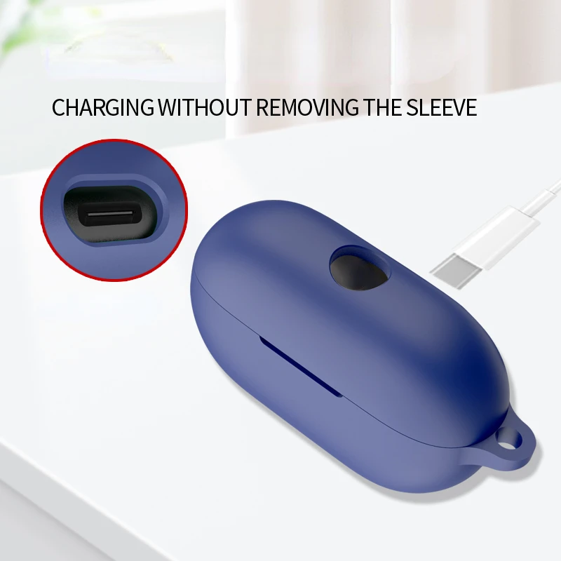 Casing untuk Beats Solo Buds, Earphone Bluetooth tahan guncangan silikon warna Solid untuk Beats SoloBuds kotak detak jantung